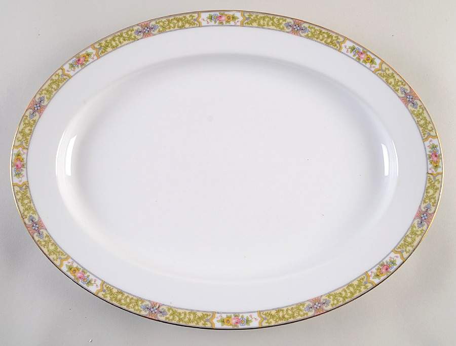 Arleigh 16" Oval Serving Platter by Noritake-1