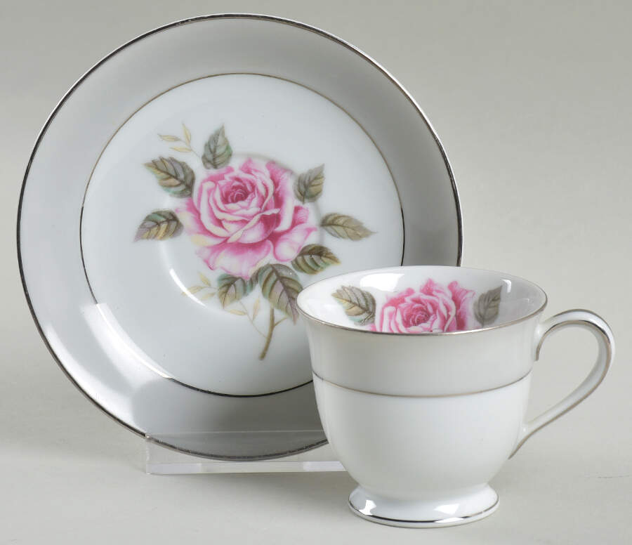 Arlington Footed Demitasse Cup & Saucer Set by Noritake-1