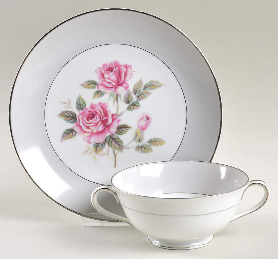 Arlington Flat Cream Soup Bowl & Saucer Set by Noritake-1
