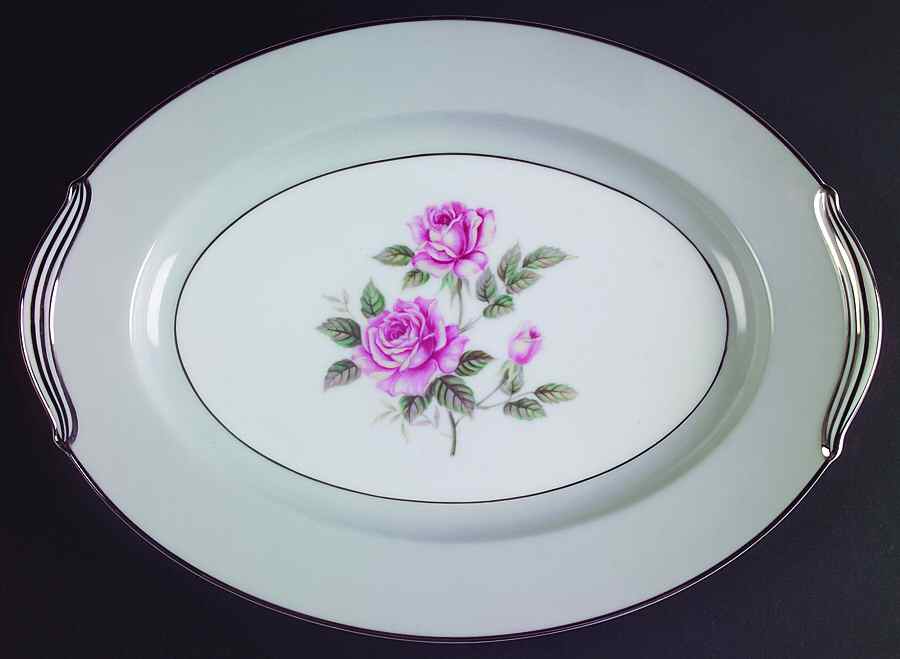 Arlington 11" Oval Serving Platter by Noritake-1