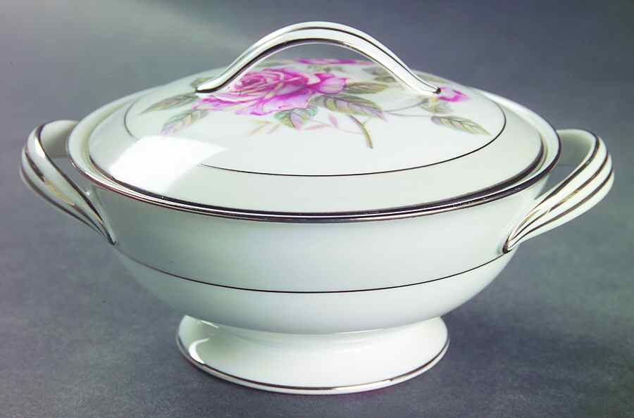 Arlington Sugar Bowl & Lid by Noritake-1