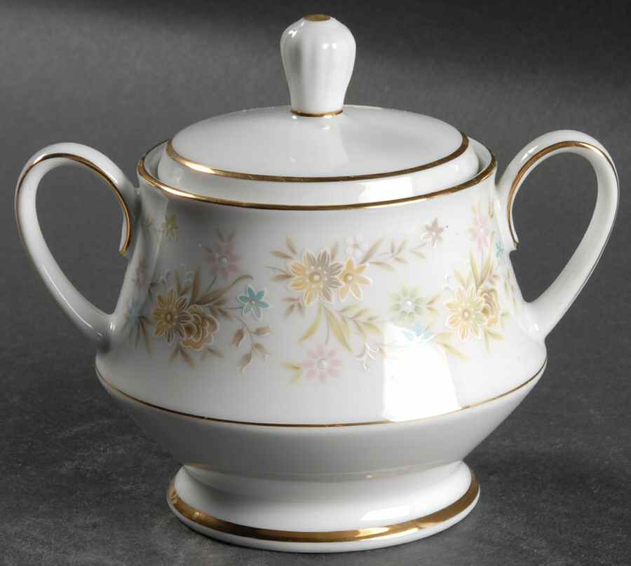 Arlington Sugar Bowl & Lid by Noritake-1