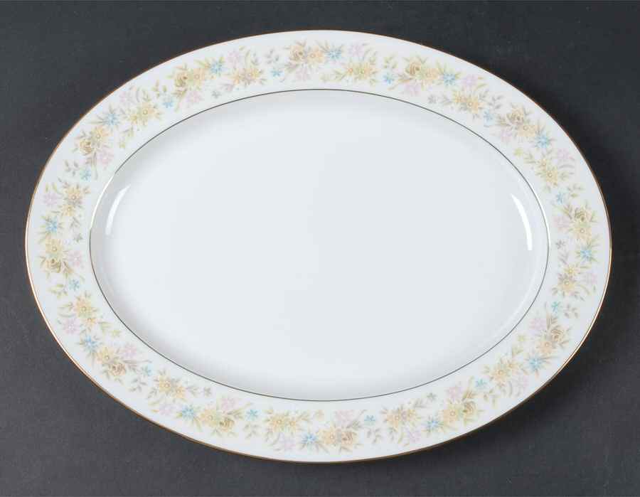 Arlington 13" Oval Serving Platter by Noritake-1