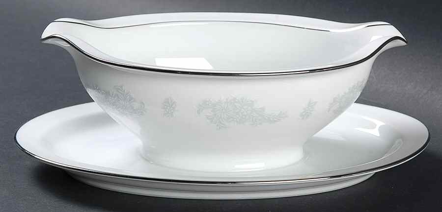 Armand Gravy Boat with Attached Underplate by Noritake-1