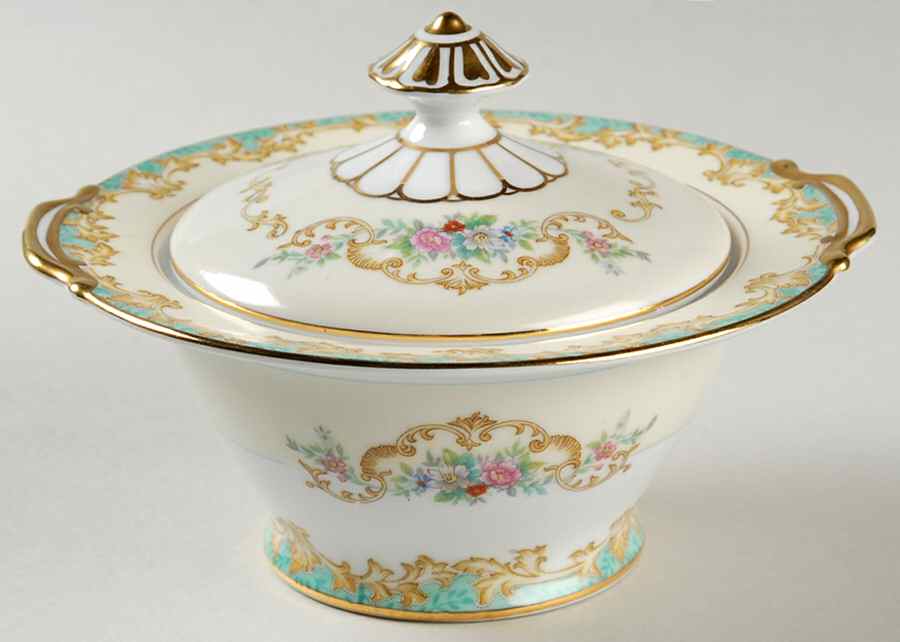 Arnaud Sugar Bowl & Lid by Noritake-1