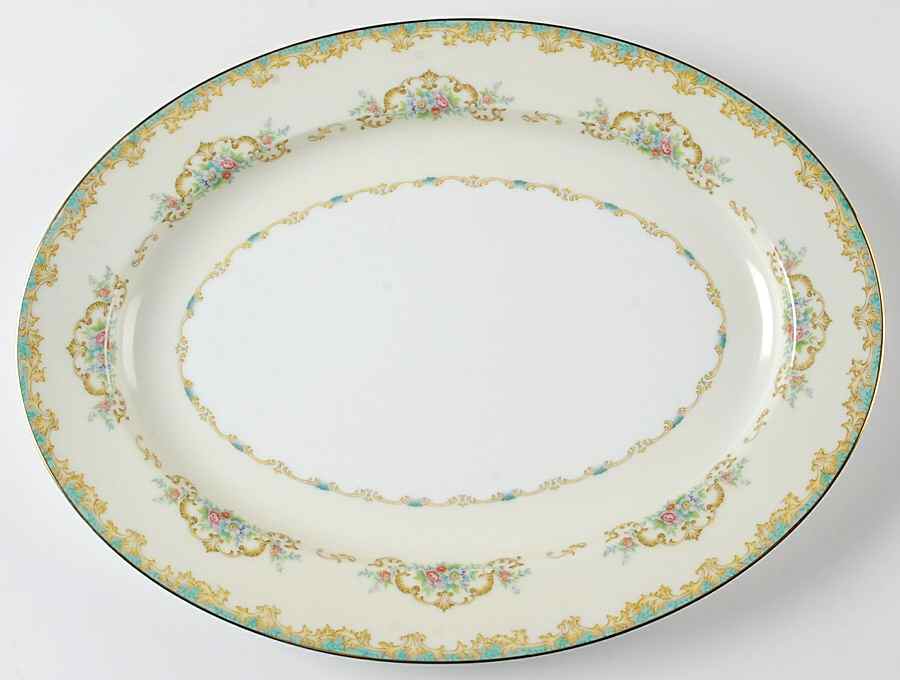 Arnaud 16" Oval Serving Platter by Noritake-1