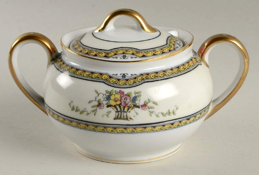 Arona Sugar Bowl & Lid by Noritake-1