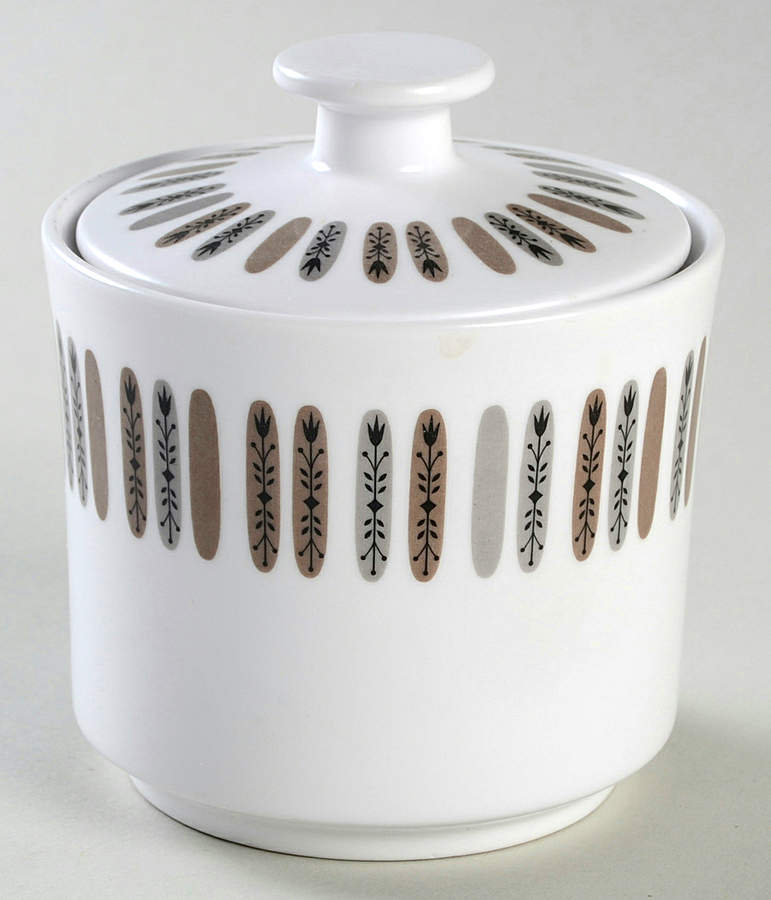 Arunta Sugar Bowl & Lid by Noritake-1