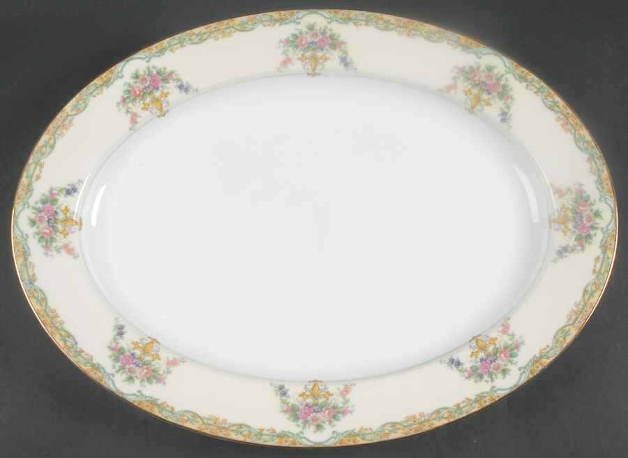 Arvana 16" Oval Serving Platter by Noritake-1