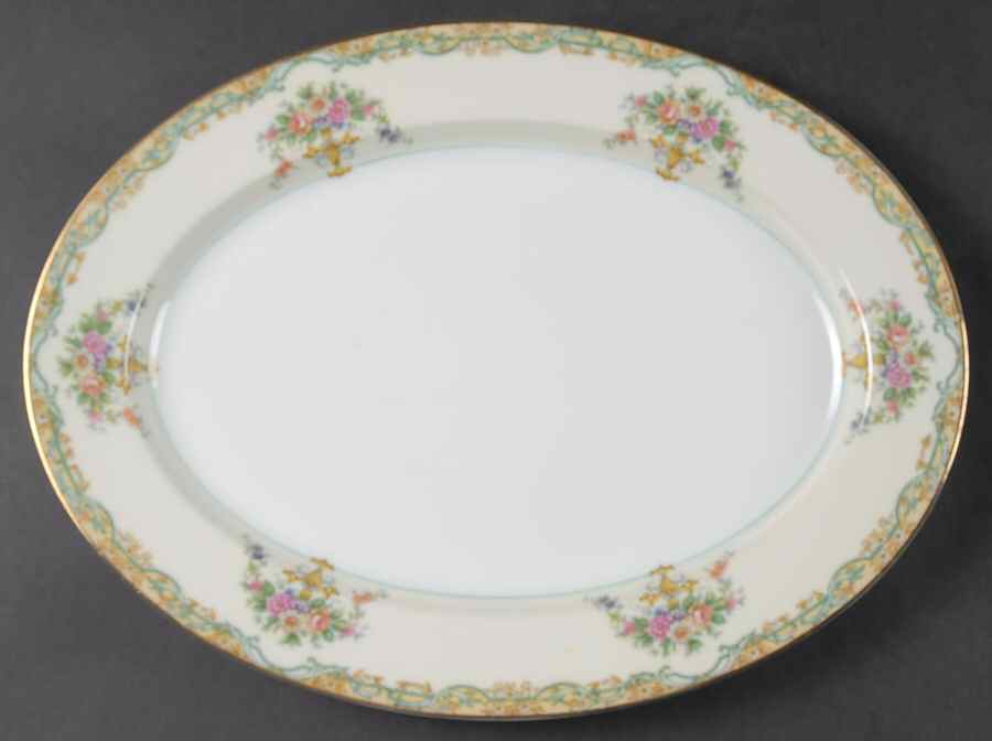 Arvana 13" Oval Serving Platter by Noritake-1