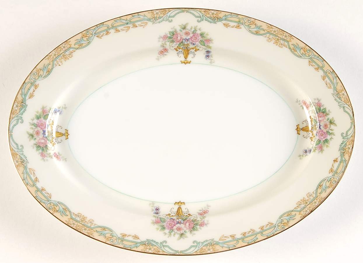 Arvana 10" Oval Serving Platter by Noritake-1