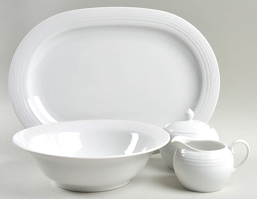 Arctic White 5 Piece Hostess Set by Noritake-1