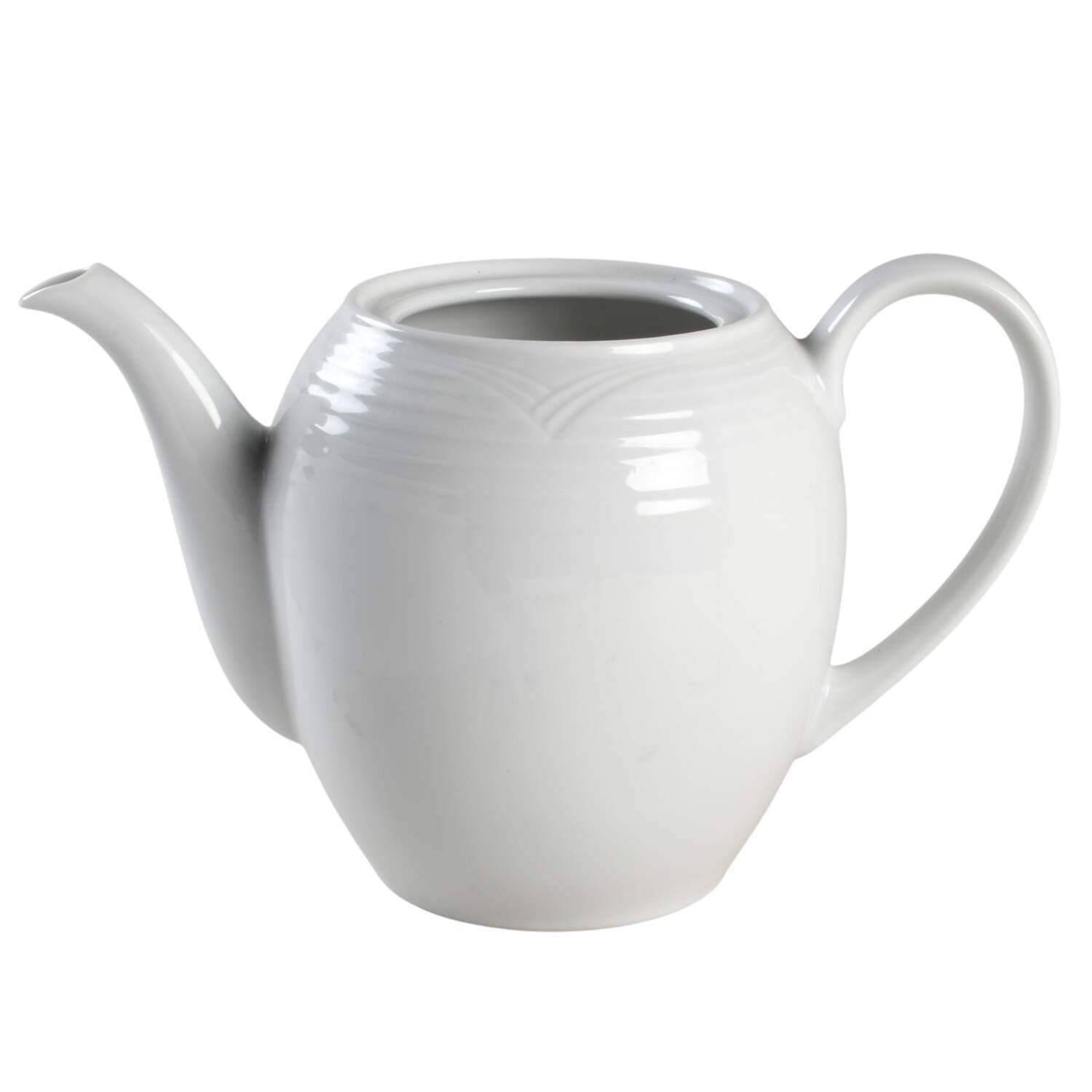 Arctic White Tea/Coffee Pot No Lid by Noritake-1