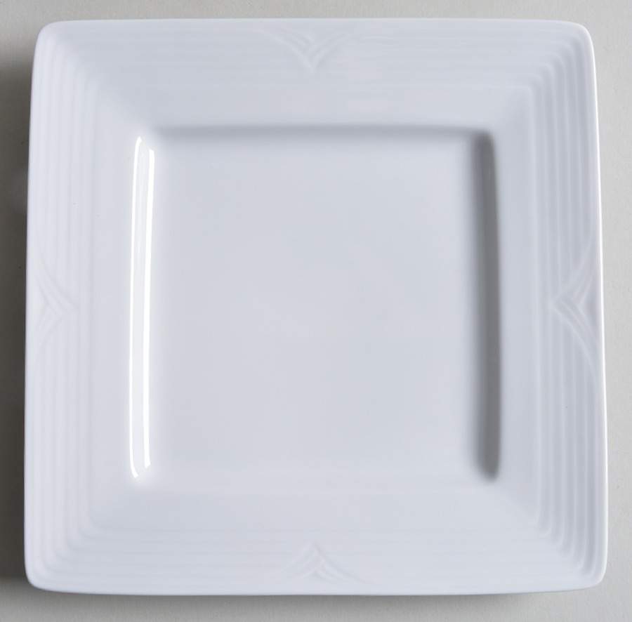 Arctic White Square Salad Plate by Noritake-1