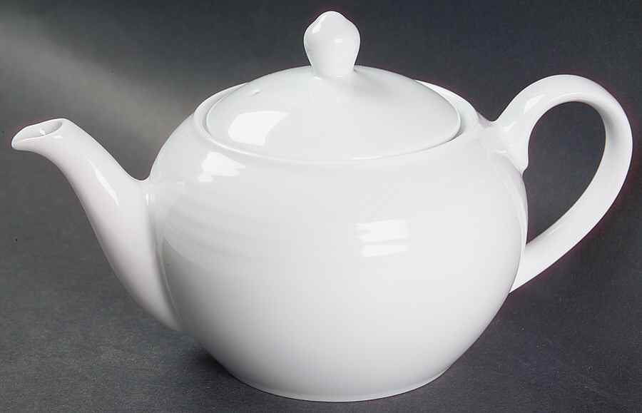 Arctic White Mini Teapot & Lid by Noritake-1