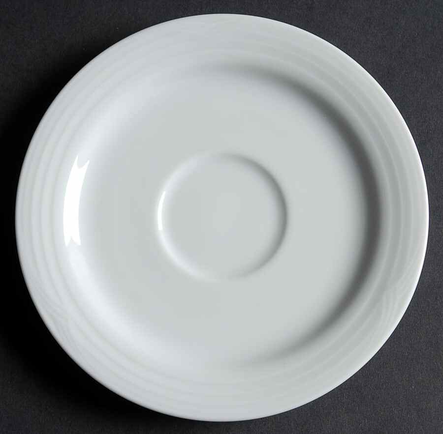 Arctic White Saucer for Flat Cup by Noritake-1