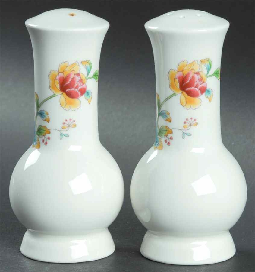Asian Bouquet Salt & Pepper Set by Noritake-1