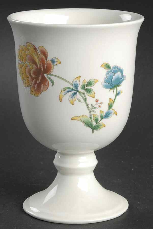 Asian Bouquet China Goblet by Noritake-1