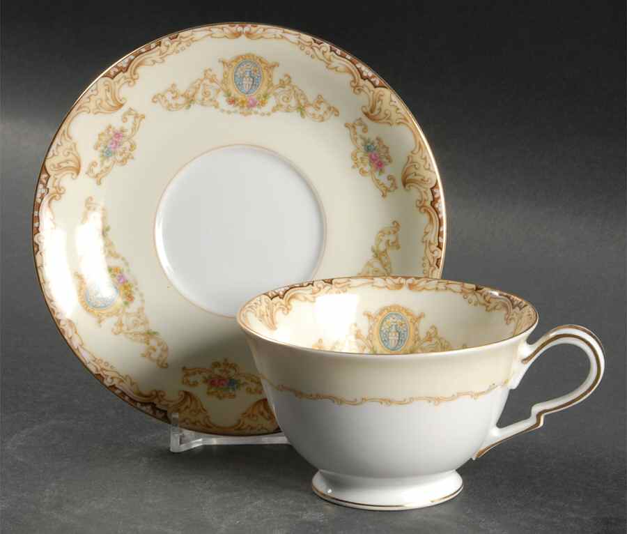 Ascalon Footed Cup & Saucer Set by Noritake-1