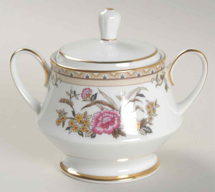Asian Dream Sugar Bowl & Lid by Noritake-1