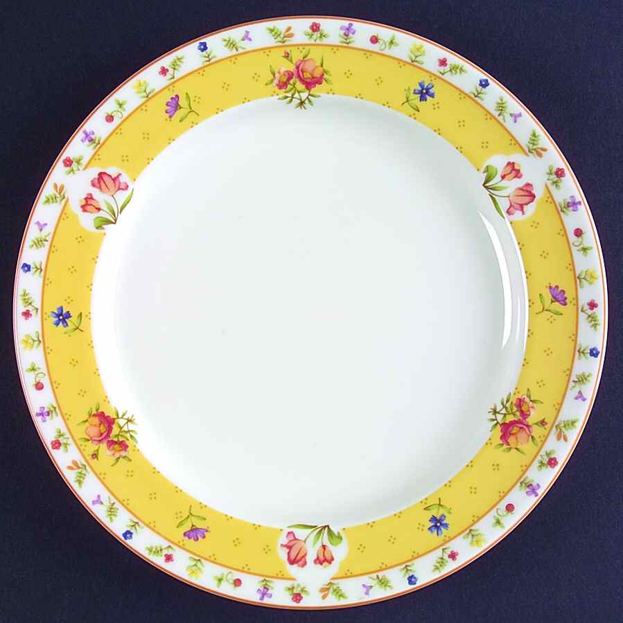 Aspen Flowers Salad Plate by Noritake-1
