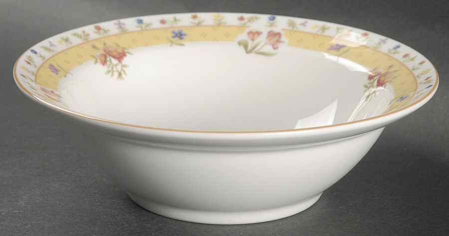 Aspen Flowers Rim Cereal Bowl by Noritake-1