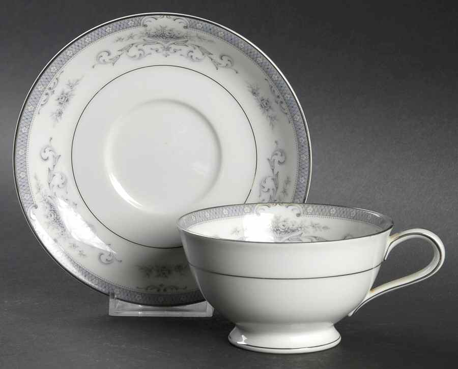 Ashby Footed Cup & Saucer Set by Noritake-1