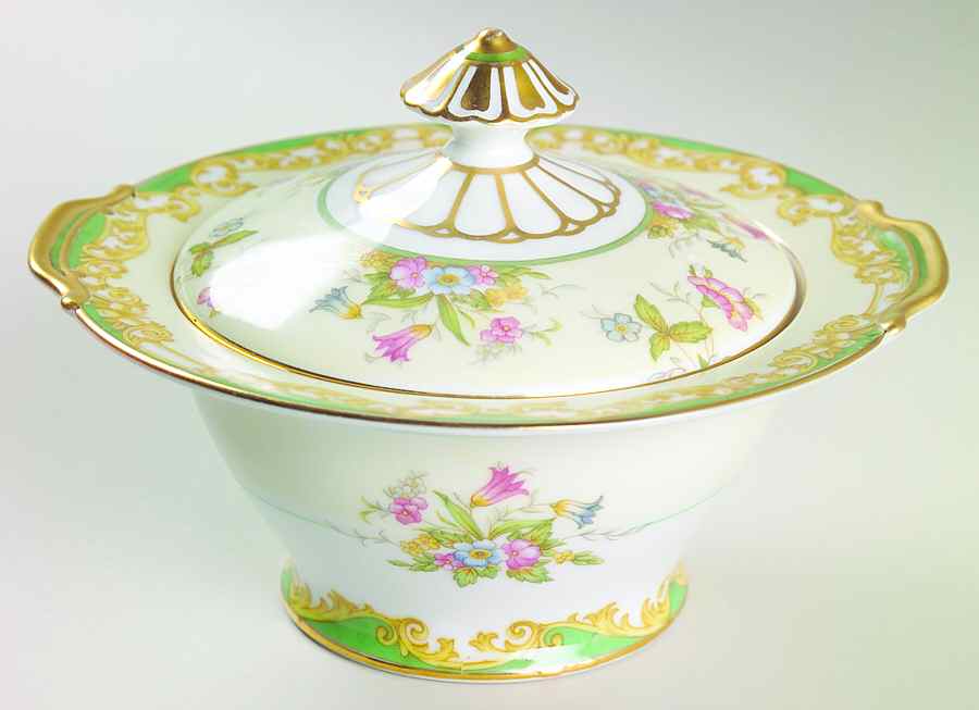 Ashby Sugar Bowl & Lid by Noritake-1