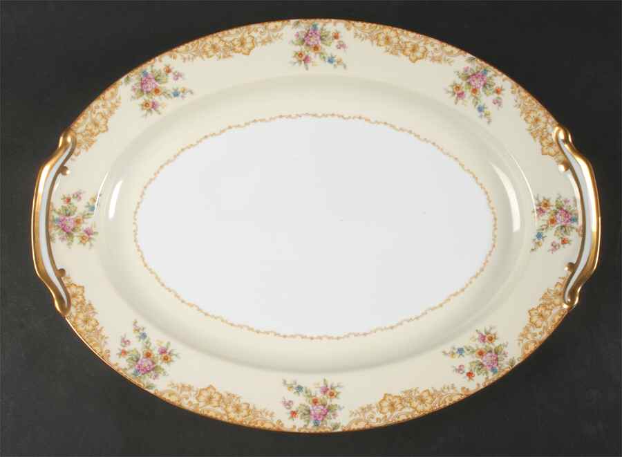 Ashford 16" Oval Serving Platter by Noritake-1