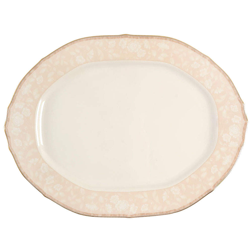 Ashland 14" Oval Serving Platter by Noritake-1