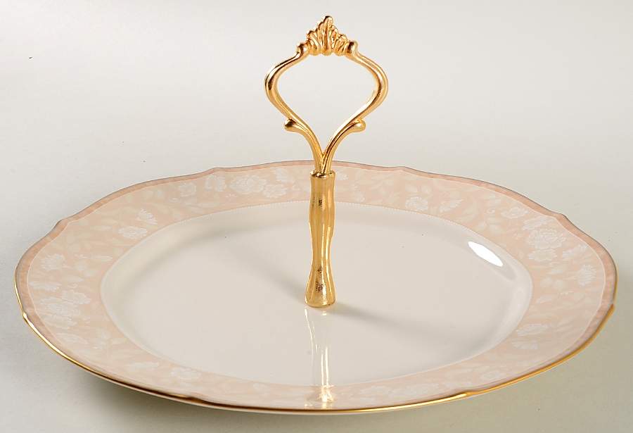 Ashland Round Serving Plate with Handle (DP) by Noritake-1