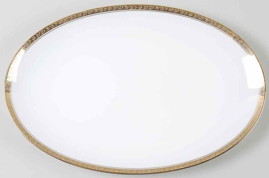 Ashleigh 14" Oval Serving Platter by Noritake-1