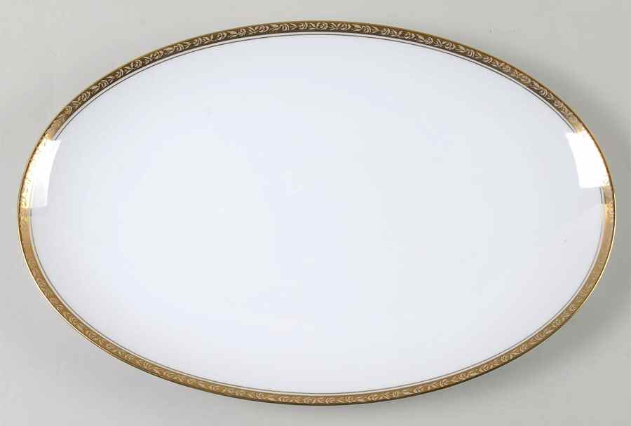 Ashleigh 16" Oval Serving Platter by Noritake-1