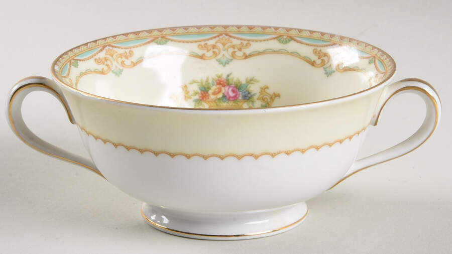 Ashley Footed Cream Soup Bowl by Noritake-1