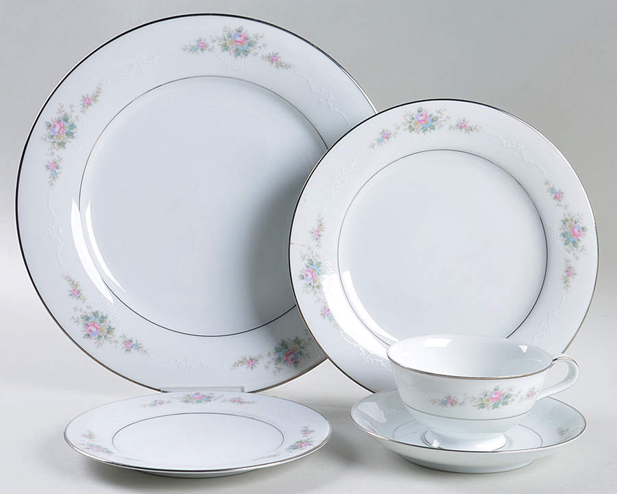 Astor Rose 5 Piece Place Setting by Noritake-1