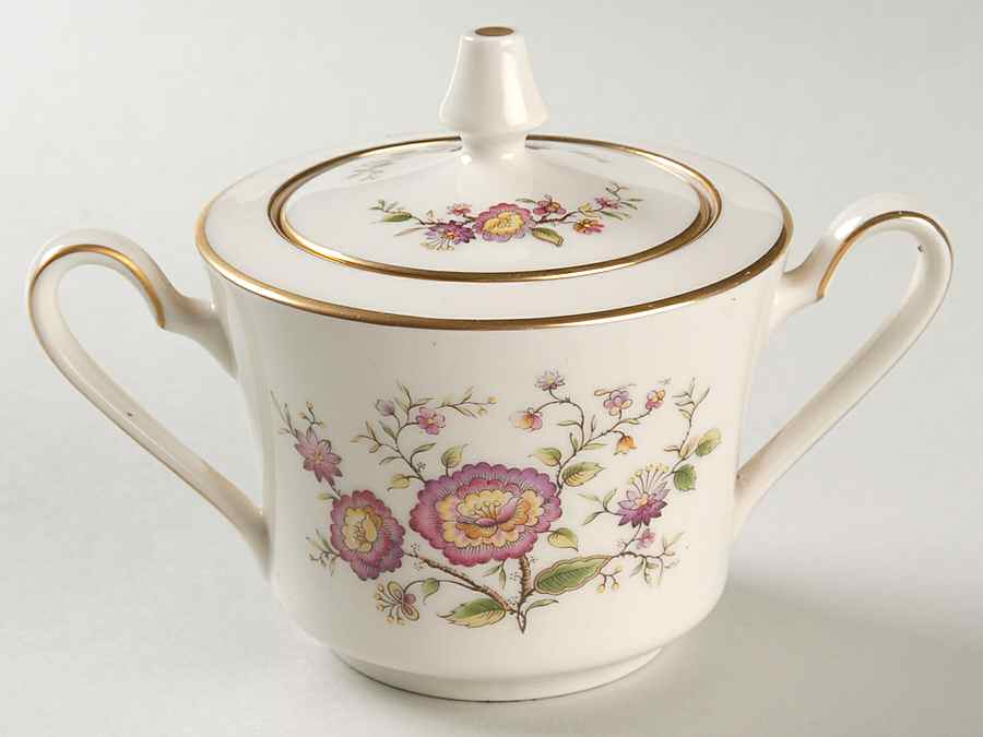 Asian Song Sugar Bowl & Lid by Noritake-1