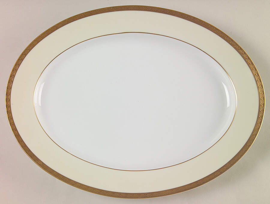 Astoria 13" Oval Serving Platter by Noritake-1