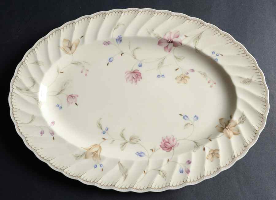 Astair 14" Oval Serving Platter by Noritake-1