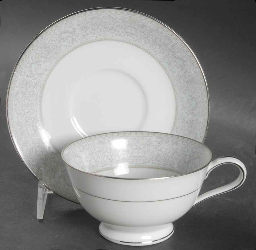Astor Footed Cup & Saucer Set by Noritake-1
