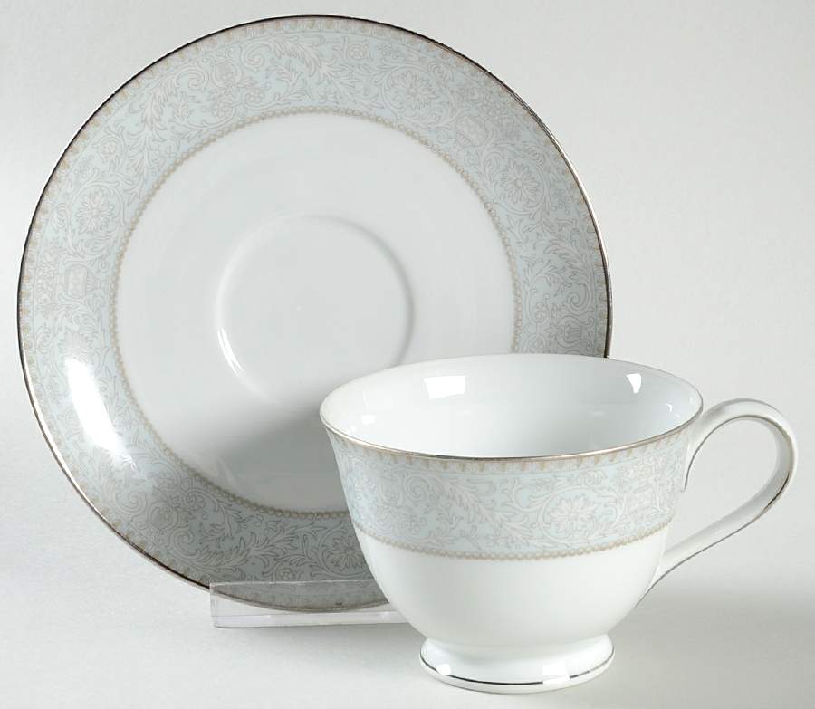 Astor Footed Cup & Saucer Set by Noritake-1