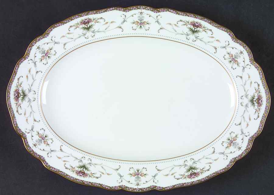 Astorbrook 12" Oval Serving Platter by Noritake-1