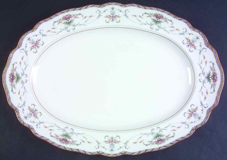 Astorbrook 14" Oval Serving Platter by Noritake-1
