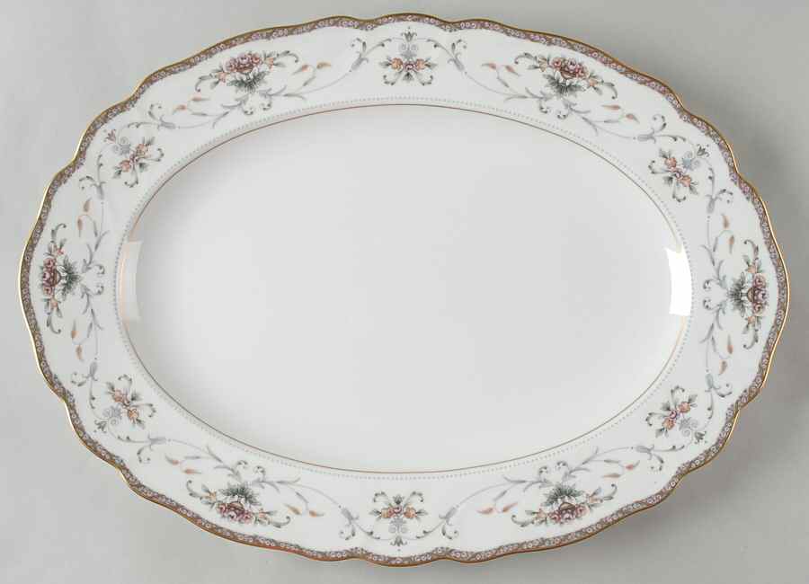 Astorbrook 16" Oval Serving Platter by Noritake-1
