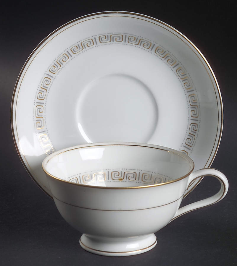 Athena Footed Cup & Saucer Set by Noritake-1