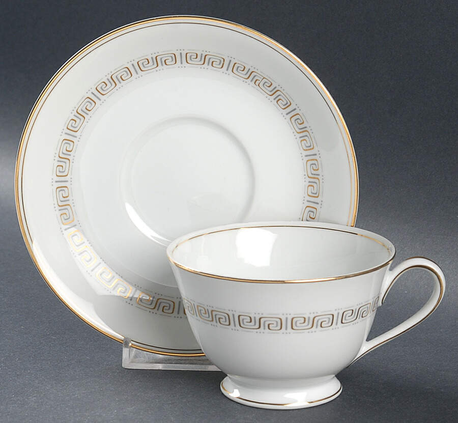 Athena Footed Cup & Saucer Set by Noritake-1