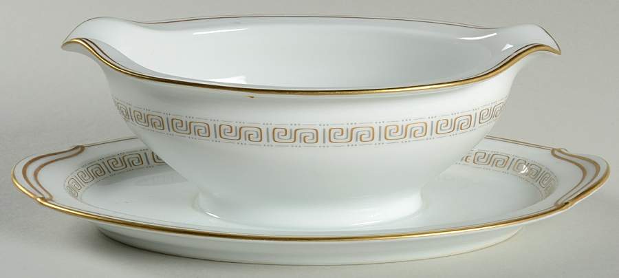 Athena Gravy Boat with Attached Underplate by Noritake-1