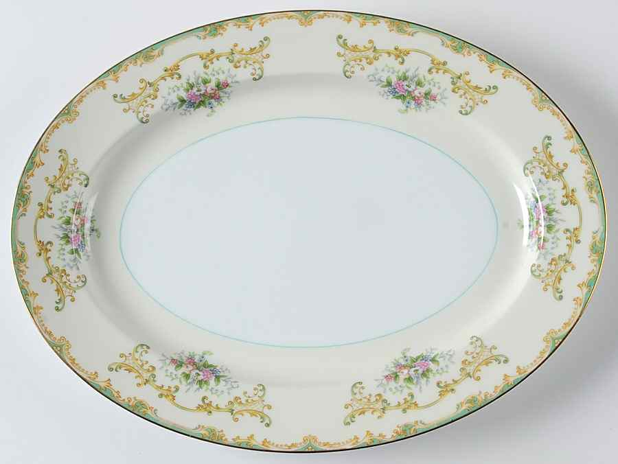 Athena 13" Oval Serving Platter by Noritake-1