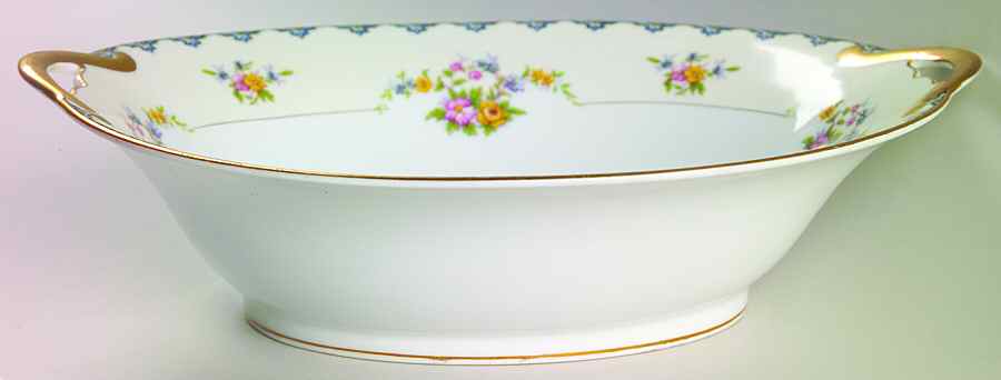 Athlone 10" Oval Vegetable Bowl by Noritake-1