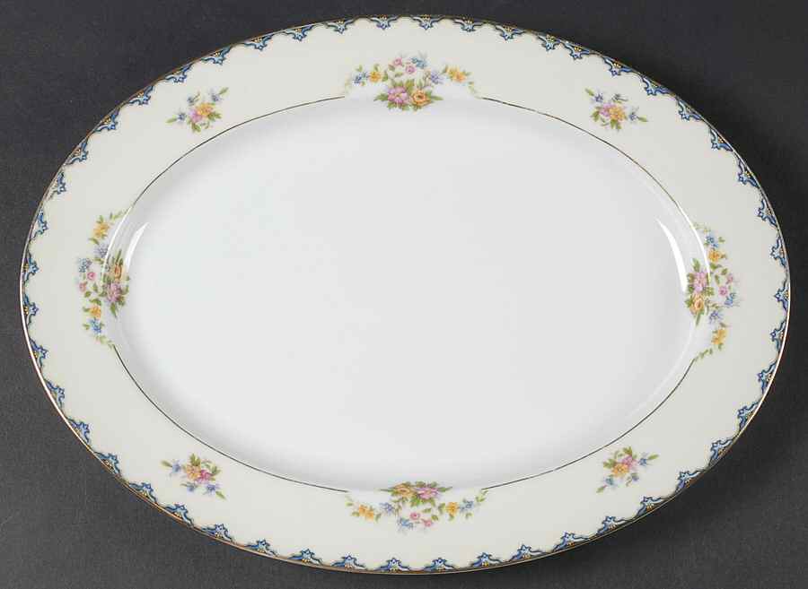 Athlone 13" Oval Serving Platter by Noritake-1