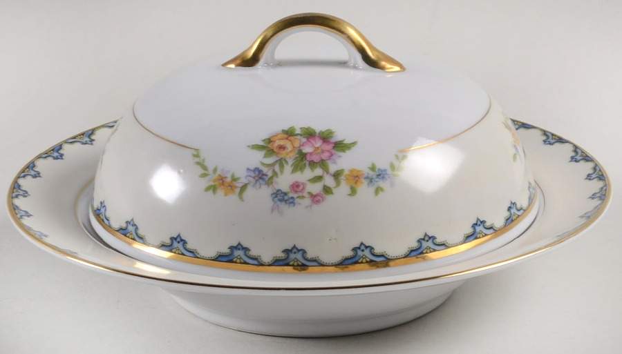 Athlone Round Covered Butter by Noritake-1